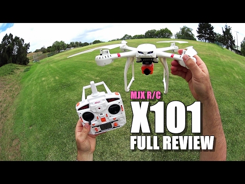 MJX X101 - Full Review - [UnBox, Inspection, Setup, Flight Test, Pros & Cons]
