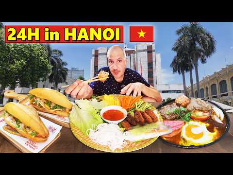 24H In HANOI - Eating Nonstop Vietnamese Street Food