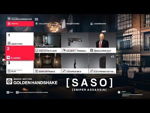 HITMAN™️ 2 Master, Sniper Assassin, Silent Assassin, Suit Only - New York "Golden Handshake" (4:13)