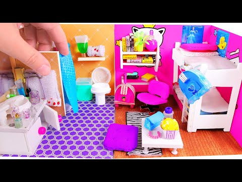 5 DIY Miniature Dollhouse Rooms