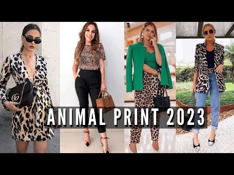ESTAMPADO ANIMAL PRINT ideas de outfits en tendencia 2023 – moda mujer – como combinar animal print