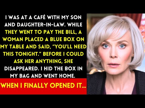 AT A CAFE, A WOMAN LEFT A BLUE BOX ON MY TABLE: “YOU’LL NEED THIS TONIGHT.” AFTER DARK, I SAW WHY.