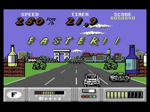 Out Run Europa (c64) longplay 1/2