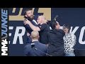 Kevin Lee and Michael Chiesa come to blows in UFC summer kick-off press conference
