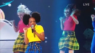Rai-Elle Williams sings &amp; raps Mr Big Stuff Full Clip  Live Show Week 4 Quarter Finals X Factor 2017