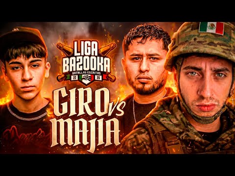 BLON reacciona a GIRO vs MAJIA 🔥 Liga Bazooka Mexico