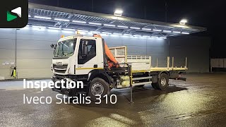 شاحنة مسطحة IVECO Stralis 310 4X2 Palfinger PK 12002 EH Kran Crane Steelsuspension | صورة 4 - Autoline