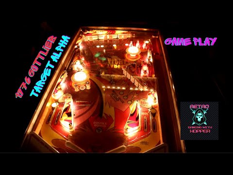 1976 Gottlieb Target Alpha It's Finished and Now Time For Game Play Ep 12