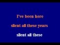 Tori Amos Silent All These Years Karaoke