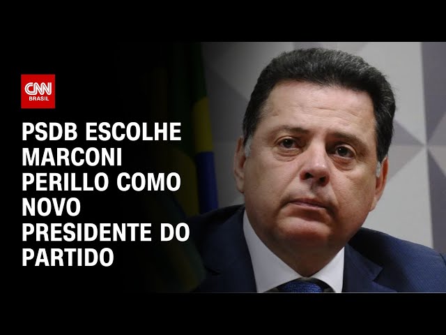 PSDB escolhe Marconi Perillo como novo presidente do partido | LIVE CNN