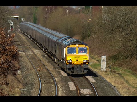GBRf Class 66 & 60 No's. 66795 & 60047 on 6M51 Doncaster D.D - Liverpool Biomass Tml on 27.02.22 HD