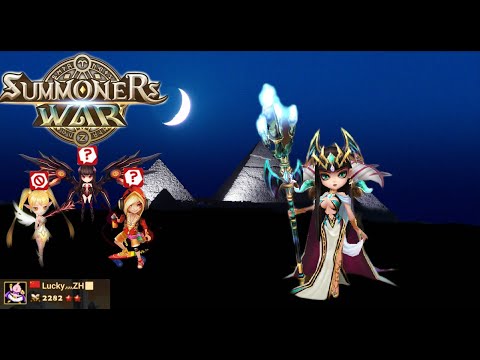 Ultimate counter to passive monsters - Isis ( Light Desert Queen ) on action- Summoners War RTA