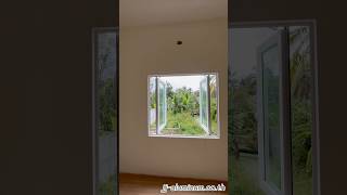 ชุดหน้าต่างบานเปิดแบบไม่มีเสากลาง