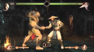 Mortal Kombat 9 - How To Play As GORO