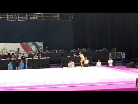 Liu Jinru FX_Podium training_2018 Asian Games