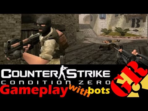Counter-Strike: Condition Zero gameplay with Hard bots - Sienna - Terrorist