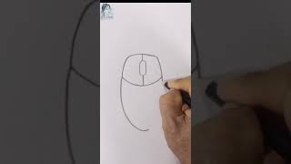 How to draw Mouse step by step #Shorts