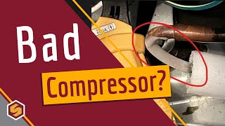 Refrigerator Not Cooling Diagnosis — Sealed System Repair