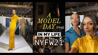 A MODEL DAY IN MY LIFE// NYFW 2021, nyfw fashion show