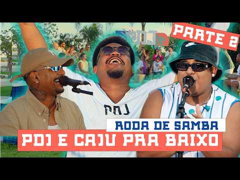 MEIA HORA DE PAGODE: RODA DE SAMBA DO PDJ COM CAJU PRA BAIXO NA PRAIA