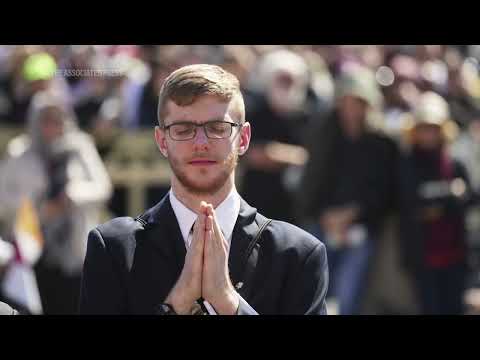 Still images from the funeral of Pope Francis in the Vatican