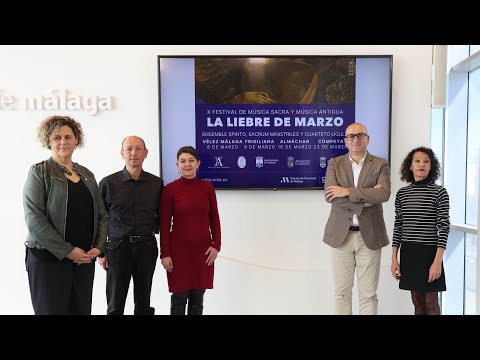 Presentacin del X Festival de Msica Sacra y Msica Antigua "La Liebre de Marzo"