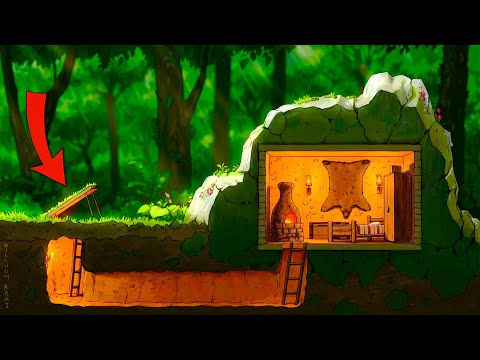 I made a base with a hidden tunnel entrance in Vanilla Rust...