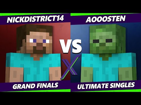 Steve Exhibition Tournament GRAND FINALS - Aooosten Vs. NickDistrict14 - Smash Ultimate SSBU