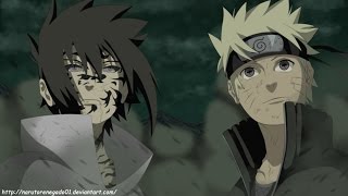 Наруто режим(Асуры)Против Саске(индра)