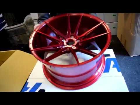 Unboxing Jante Japan Racing JR21 Candy Red 20x8,5j + 20x11j