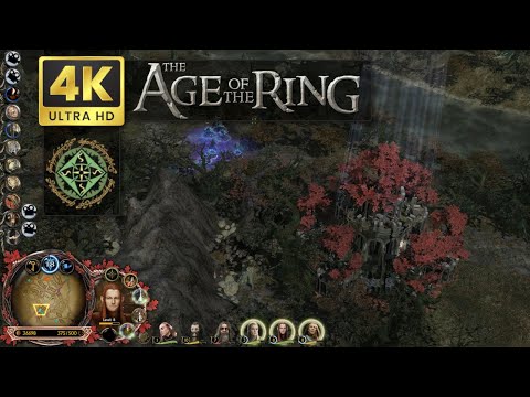 Woodland Realm vs Dol Guldur in Mirkwood Eaves - BFME Age Of The Ring in 4K 60 FPS
