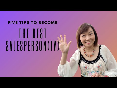 5 tips to become the best salesperson.