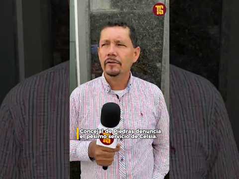 #Denuncia 🚨 | Concejal del municipio de Piedras denuncia pésimo servicio de Celsia.