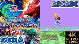 Space Harrier Arcade ( Sega 1985 ) 4k 60fps Longplay
