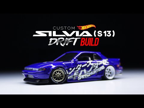 Nissan Silvia S13 Drift Style Custom Hot Wheels