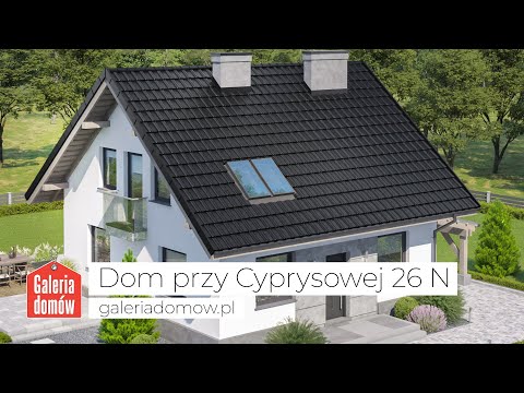 Projekt domu przy Cyprysowej 26N - GaleriaDomow.pl