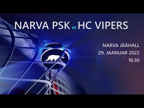 Narva PSK vs HC Vipers 29. jaanuar 2022 - Coolbet hokiliiga