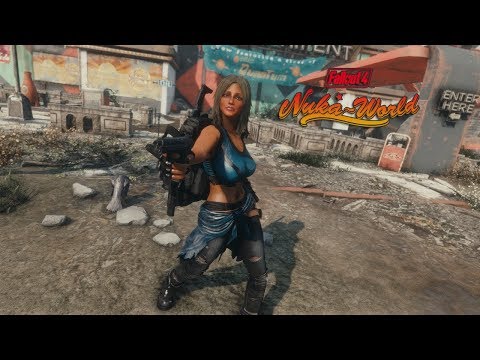 FALLOUT 4 NUKA WORLD, BOTTLING PLANT CHAOS!! (FO4 PC MODDED)