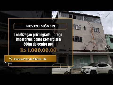 Vendo Ponto Comercial no Centro de Paty do Alferes - RJ