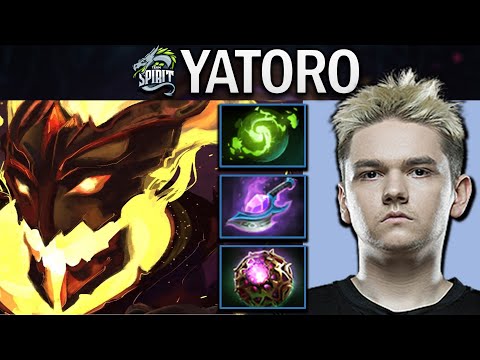 Shadow Fiend Dota 2 Gameplay Yatoro with Arcane - TI12
