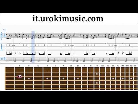 Corso di Chitarra Clean Bandit - Rockabye ft Sean Paul Anne-Marie Tablature Tab Parte#2 um-i276