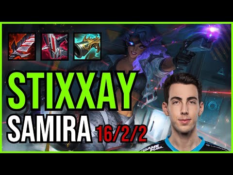 STIXXAY - SAMIRA ADC - NA Challenger - Patch 11.3