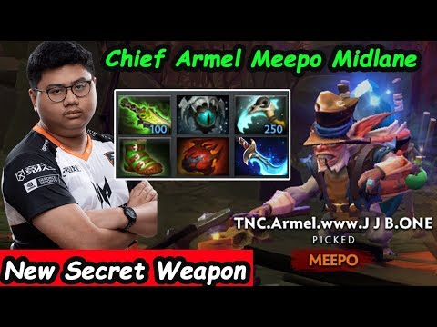 New Secret Weapon | TNC Armel [Meepo] Sir Chief Practice New Pool Hero Dota 2 pro Gameplay