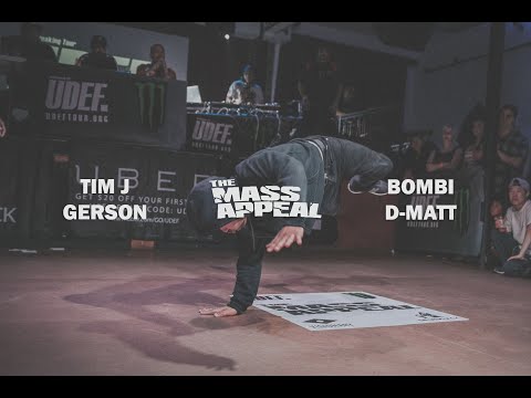 Tim J/Gerson Vs Bombi/D-Matt | Semis | Mass Appeal 2018 | Pro Breaking Tour | BNC