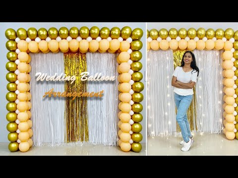 Wedding Balloons Arrangement