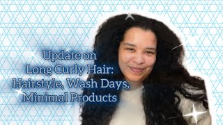 Hair Update: Hairstyle, Wash Days, Minimal Products | Curly Cami Channel