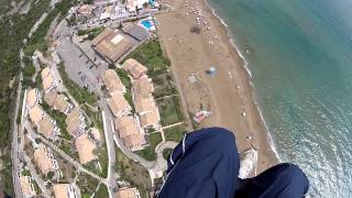 preview picture of video 'PARAGLIDING  CORFU GLYFADA.19.05.2013'