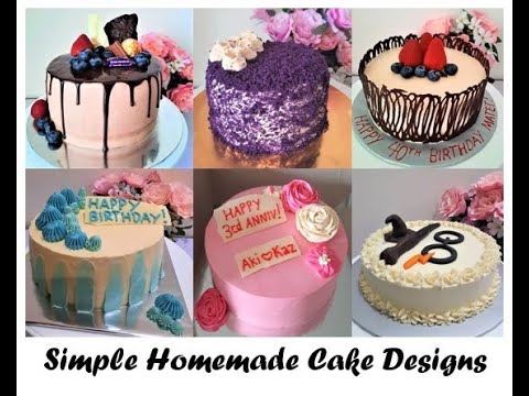 Simple Homemade Cake Designs