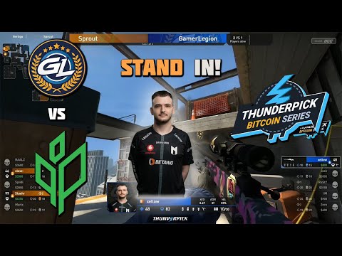 XELLOW - STAND IN! | GamerLegion vs Sprout | Thunderpick Bitcoin Series 2022 - HiGHLiGHTS | CSGO