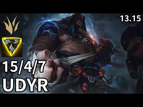 Udyr Jungle vs Jarvan IV - EUW Grandmaster | Patch 13.15